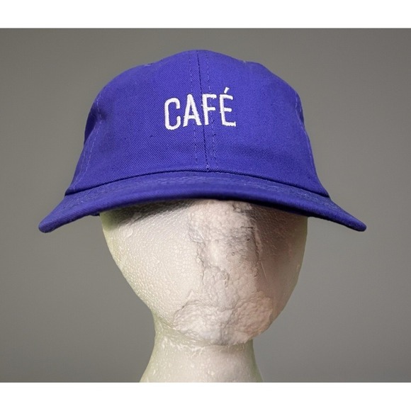 Coffee Dad Hat Cafe Tequila Cazadores Agave Slideback Hat Blue  Embroidered NEW - Picture 1 of 6